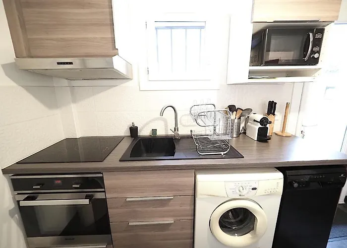 Le Callou - Parking - Face Aux Thermes - Rez De Chaussee דירה